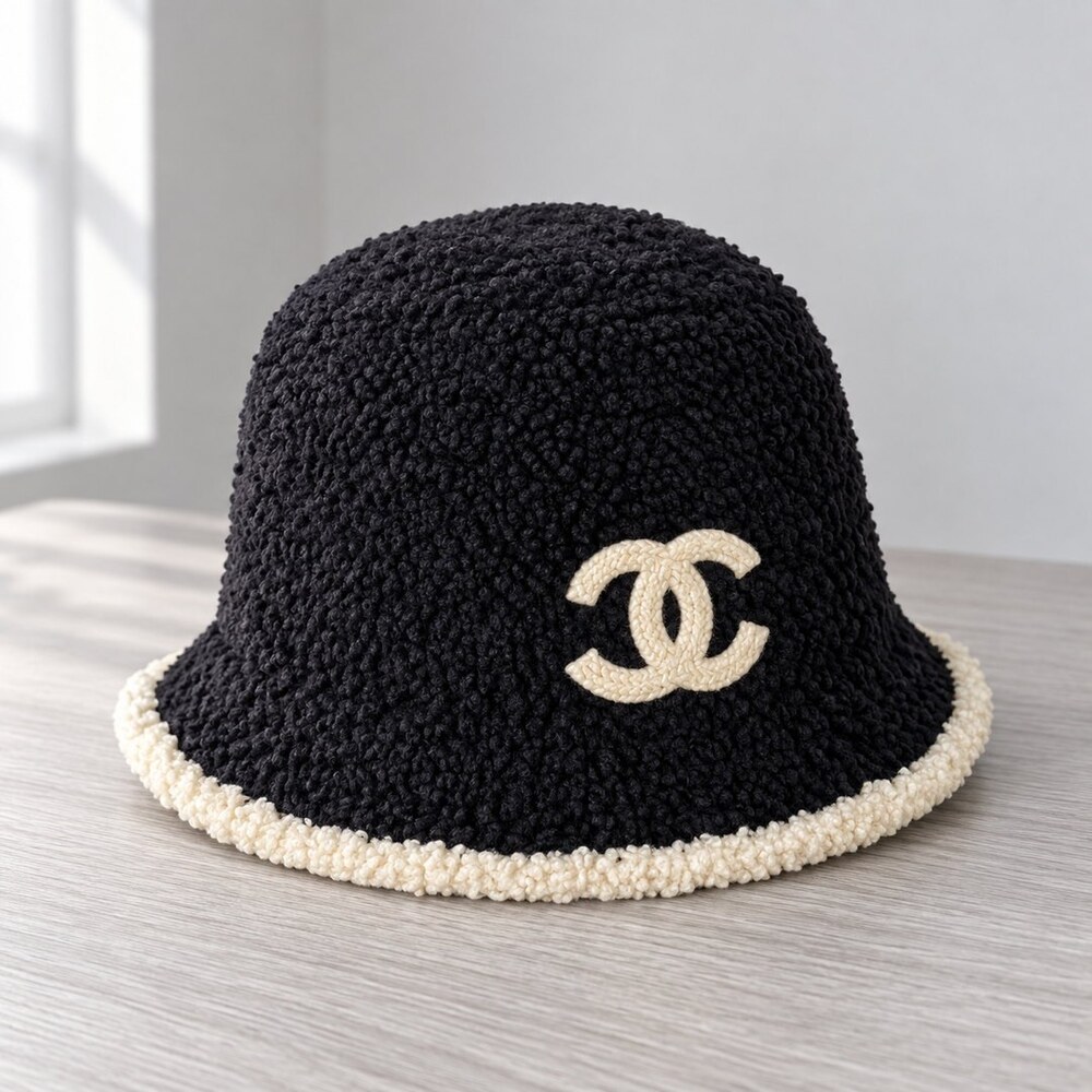 CHANEL Teddy Fleece CC Bucket Hat - Picture 4 of 6